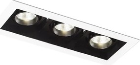 RENDL BONDY III zápustná bílá 230V LED 3x7W 24° 3000K