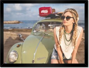 Poszterek keretben 40x30 Bogár Volkswagen Vw Auto