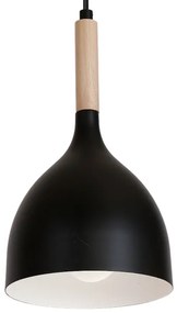 Csillár zsinóron NOAK WOOD 4xE27/60W/230V