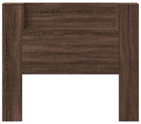 barna tölgy színű áthidalószekrény LED-ekkel 120x16,5x103,5 cm