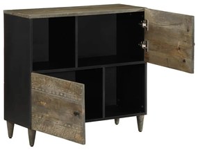 tömör fa mangó komód 80x33x75 cm