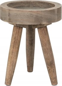 Dekoratív kerek virágtartó állvány 16x20 cm