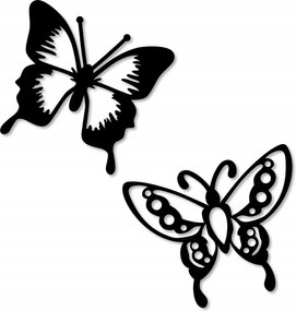 Pillangók A Falon Fa Dekoráció Áttört Panel Áttört Kép 3D Képek