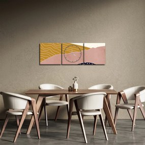 Kép - Napkelte (órával) (90x30 cm)