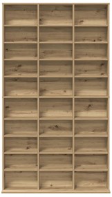 CD Szekrény Artisan Tölgyből - 101x23x177.5 cm Mérnöki Fából