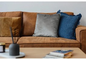 Konyakbarna bőrutánzat kanapé 224 cm Copenhagen – Scandic