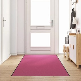 Lábtörlő Rózsaszín, Fekete Poliamid 400 x 120 x 0.9 cm Lábtörlő