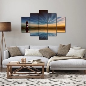 Világítótorony a tengeren (150x105 cm)