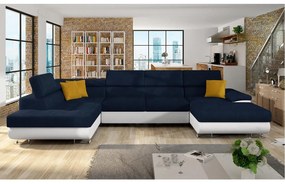 Sarok ülőgarnitúra Alphard Bis (B) (öko-bőr soft 017 + uttario velvet 2967 + uttario velvet 2959). 1051185