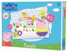 Peppa malac puzzle fagyi 24 db-os