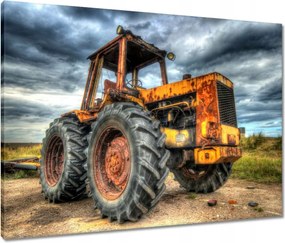 Vászonkép 80x60 Traktor Mezőgazdasági traktor