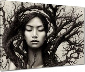 Vászonkép 80x60 Anya természet Nő