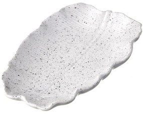 Tognana Szervírozó tál, Leaf, 18 x 12 x 3 cm, porcelán, fehér