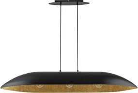 SIGMA LIGHTING 40632 GONDOLA Modern Függesztett Lámpa Fekete, Arany E27 IP20