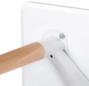 Étkezőasztal 120×80 cm, MDF, Fehér. DT-304 WT