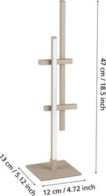 Eglo 902143 - LED asztali lámpa TREPILIANO LED/6,5W/230V bézs