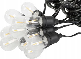 LED világító kerti girland LUCENT, 15 m