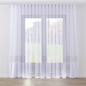 Kész Függöny szalagos wave fátyol 300x265cm fehér