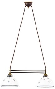 Kolarz 731.82.24 - Csillár zsinóron NONNA 2xE27/75W/230V kék