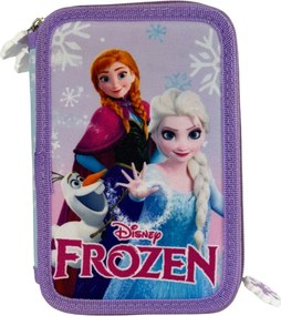Disney Jégvarázs Winter Magic tolltartó töltött 3 emeletes Giotto