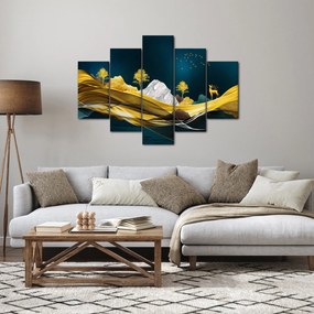 Kép - Szarvas a tájban (150x105 cm)