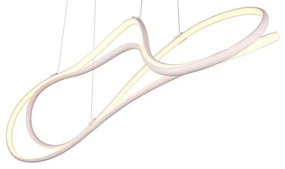 Fehér LED függőlámpa fém búrával Nala – Trio Select