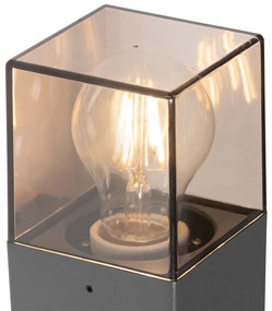 Kültéri fali lámpa sötétszürke mozgásérzékelővel IP44 - Denmark