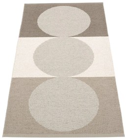 Szürke-krémszínű kültéri-beltéri szőnyeg 70x140 cm Otto Clay – Pappelina