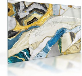 Kép - Színes márvány (üvegen) (70x50 cm)