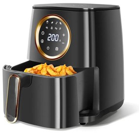 Aigostar légkeveréses fritőz 1400W/230V, 4,2 l, fekete