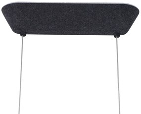 Modern fekete függőlámpa szürke belsővel, LED-del, 3 lépésben dimmelhető - Dani