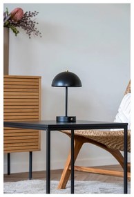 Fényes fekete LED asztali lámpa (magasság 25 cm) Holt – House Nordic