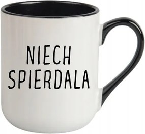 Fehér Bögre Fekete Cofee Vicces Ajándék Hadd Spie****