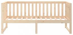 kanapéágy ágy matrac 75x190 cm tömör fa fenyőfa