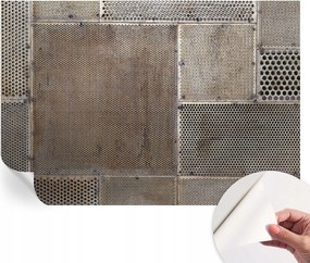 Fotótapéta Öntapadós Dekoratív tapéta Metál minták 152x104 cm