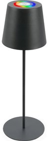 Briloner 7507015 - LED RGBW dimmelhető, újratölthető asztali lámpa LED/2,5W/5V IP44 antracit