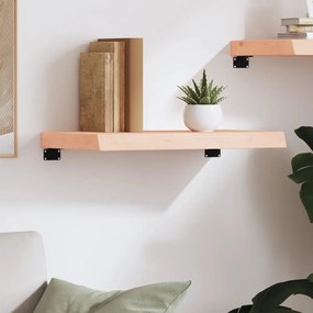 kezeletlen tömör tölgyfa fali polc 60x40x(2-6) cm