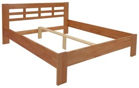 Franciaágy tömörfából ANGELA 180x200 cm szilva