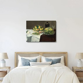 Kép - Edouard Manet, Still Life with Melon and Peaches, reprodukciók (70x50 cm)