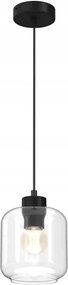 Függő lámpa spot fekete üveg lámpabúra asztal fölé Milagro bár