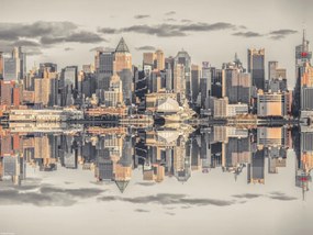 Poszter 40x30cm Panorámás kilátás Alsó-Manhattan panorámájára, Assaf Fra