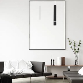 Kábeles függeszték JOKER 1xGU10/25W/230V fekete/fényes króm