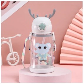 ELEPHANT szívószálas műanyag kulacs 600 ml