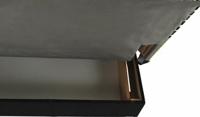 Dívány, anyag/ lime zöld/ szürke / fekete, ALABAMA