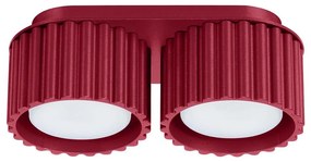 Sollux SL.1823 - AURA irányítható spotlámpa 2xGX53/10W/230V piros