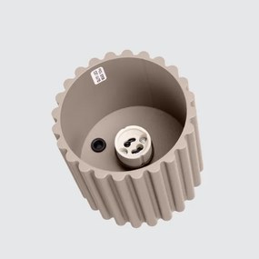 Sollux SL.1814 - AURA spotlámpa 1xGU10/10W/230V, 10 cm, taupe