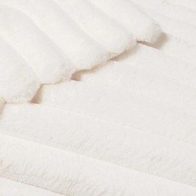 Krémszínű mikroplüss takaró 180x220 cm Boudoir – douceur d'intérieur