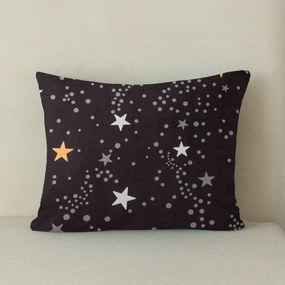 Flanel párnahuzat STELLAR 40x50 cm, sötétszürke