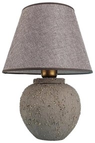 Asztali lámpa RAMZES 1xE27/40W/230V barna