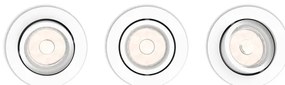 Philips 50183/31/PN - Készlet 3x Beépíthető lámpa ENNEPER 1xGU10/5,5W/230V